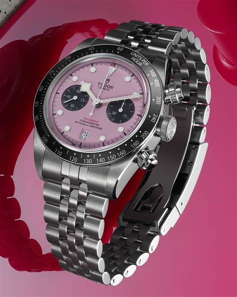 tudor pink release date|tudor chrono pink price.